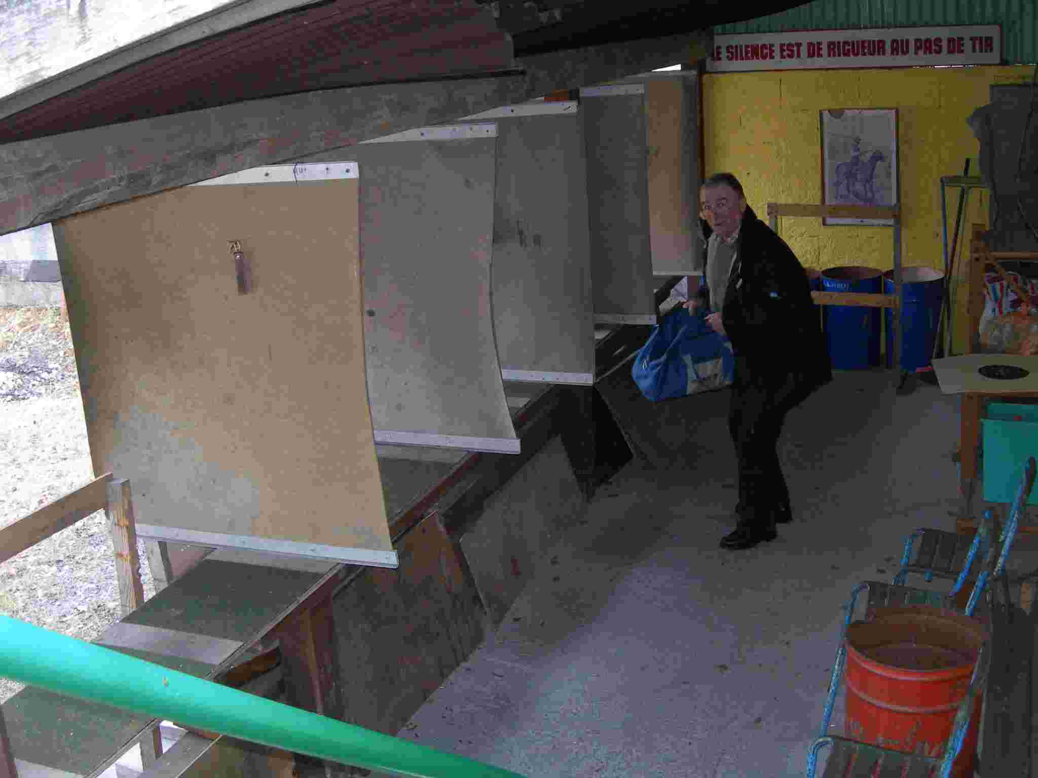stand 20m avec 5 postes de tir
